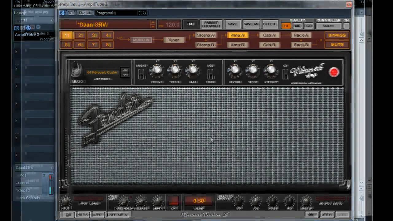 guitar tone settings database